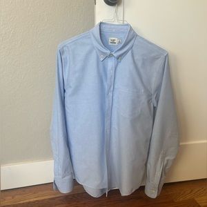 Flint and Tinder Medium Blue Button Down Shirt
